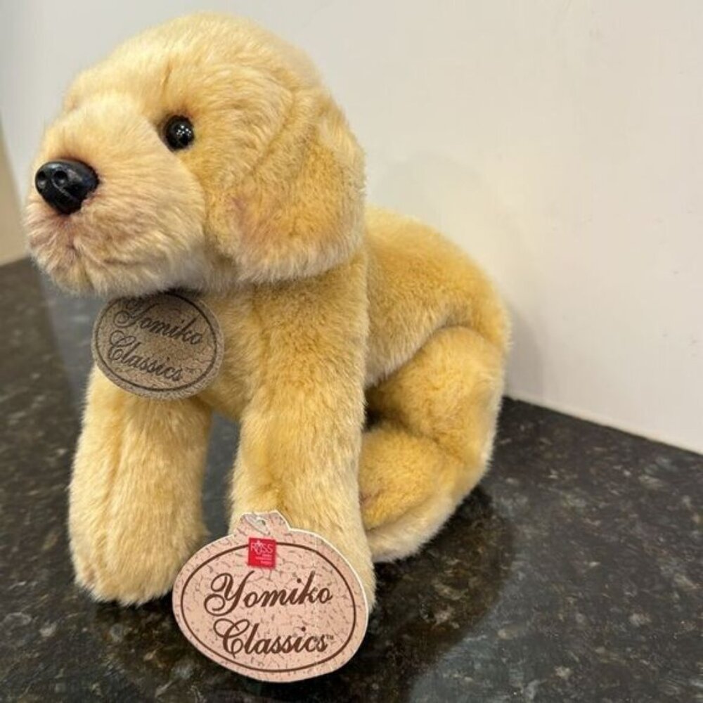 RUSS BERRIE Yomiko Classics YELLOW LABRADOR Lab Puppy Dog 12” Plush Toy